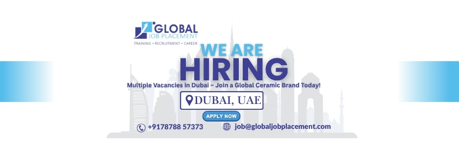 Join a Branded Ceramic Industry – Multiple Vacancies Available for Production Staff in Dubai!